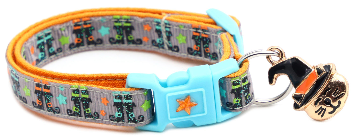 Witchy Boots Breakaway Cat Collar-14
