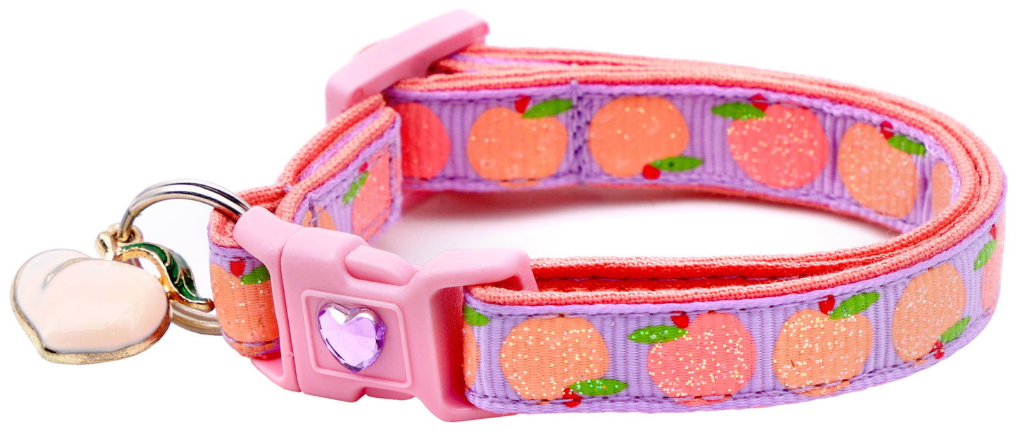Peach Breakaway Cat Collar-15