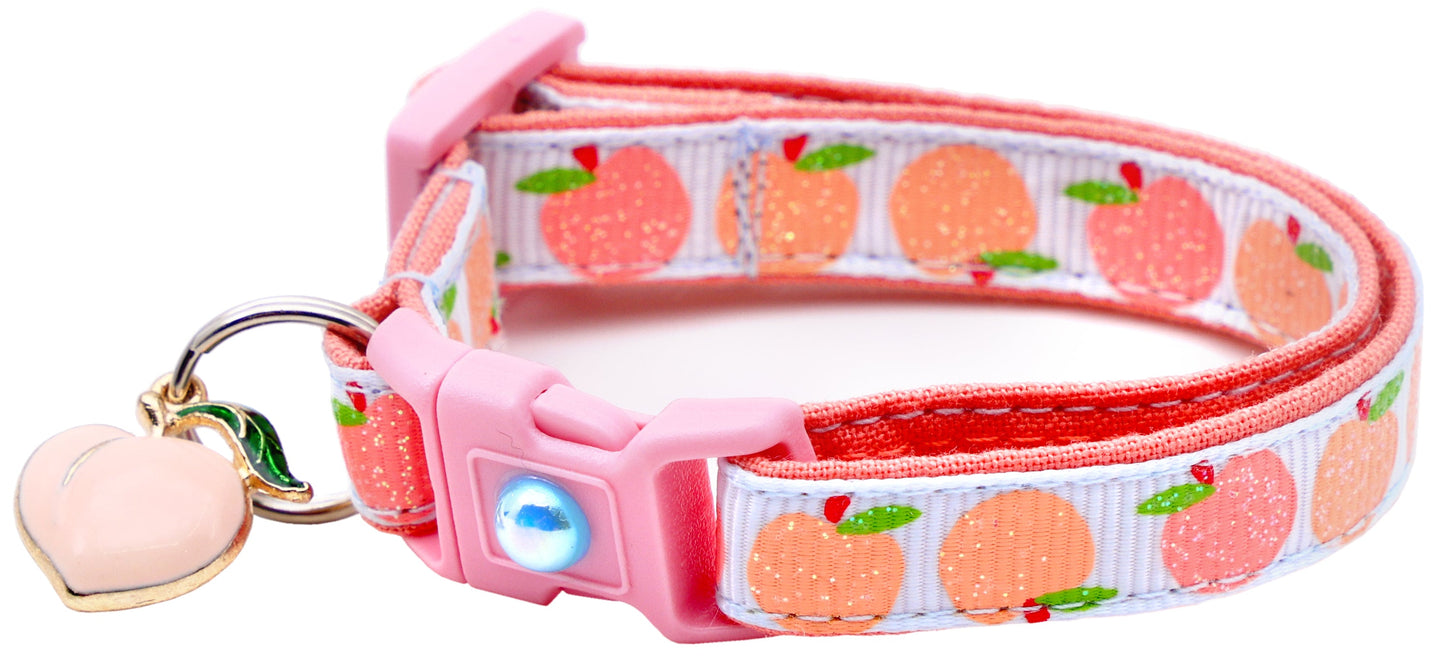 Peach Breakaway Cat Collar-13