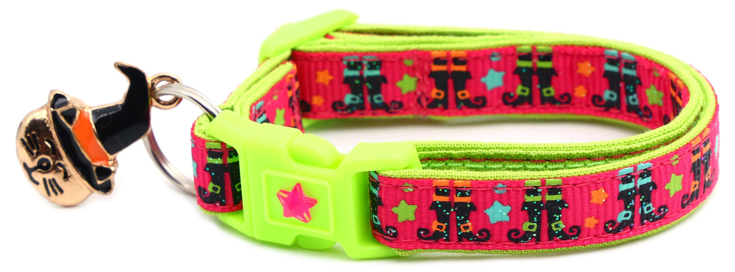 Witchy Boots Breakaway Cat Collar-13