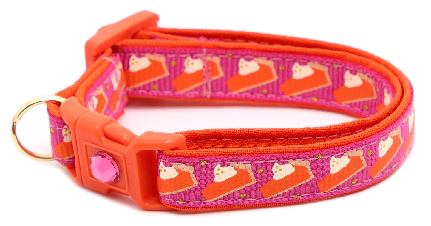 Pumpkin Pie Slices Breakaway Cat Collar-36