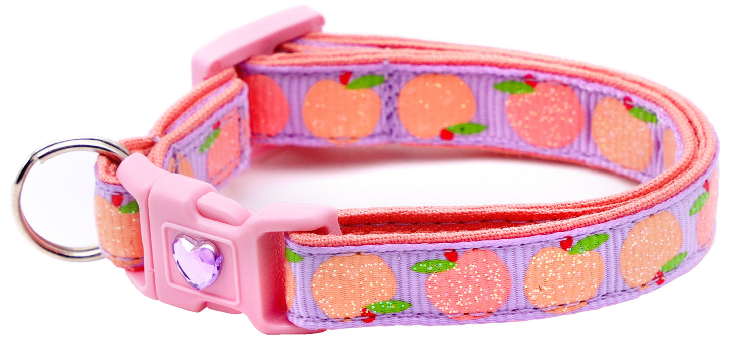 Peach Breakaway Cat Collar-29