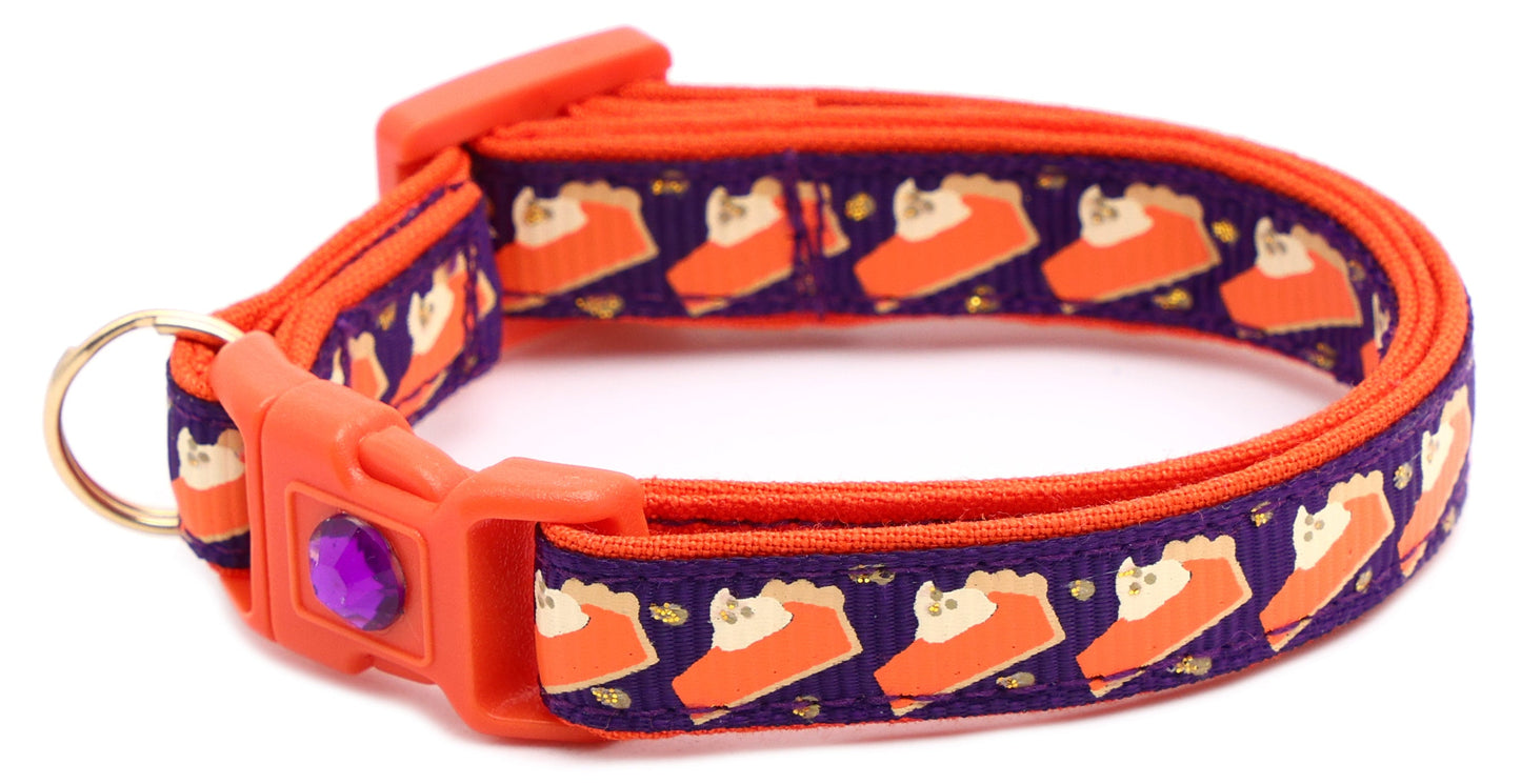 Pumpkin Pie Slices Breakaway Cat Collar-35