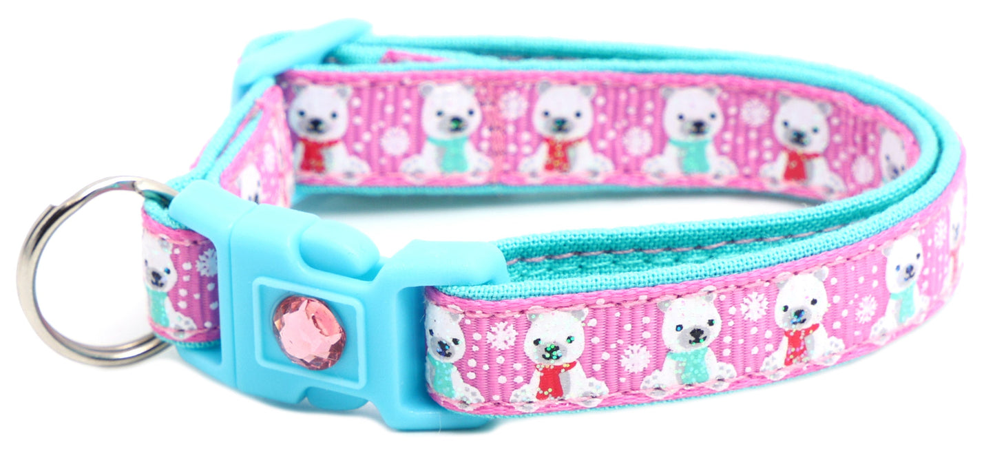 Polar Bears Breakaway Cat Collar-24