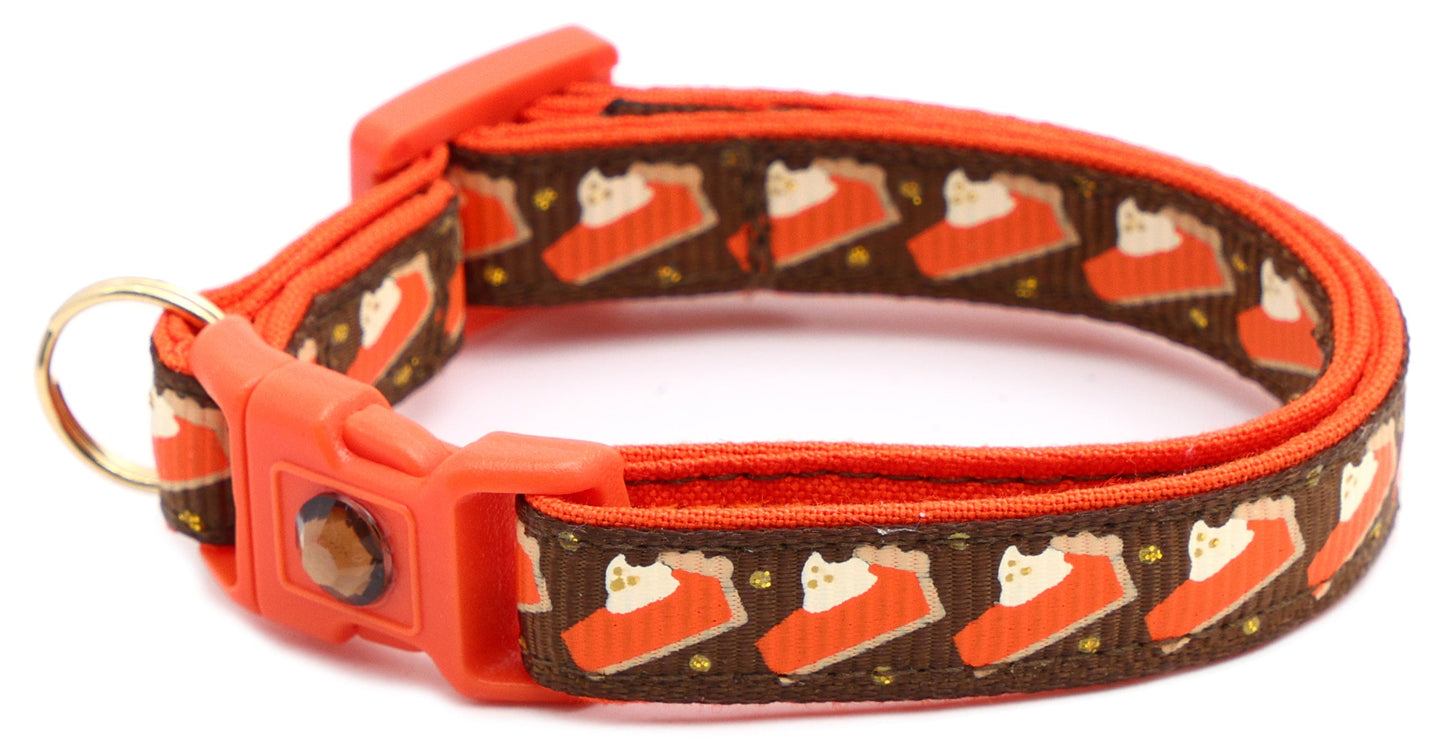 Pumpkin Pie Slices Breakaway Cat Collar-32