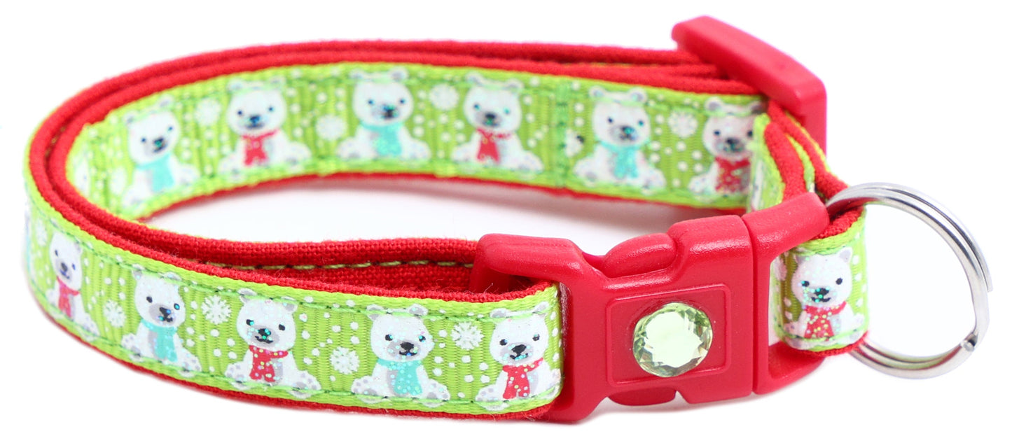 Polar Bears Breakaway Cat Collar-23