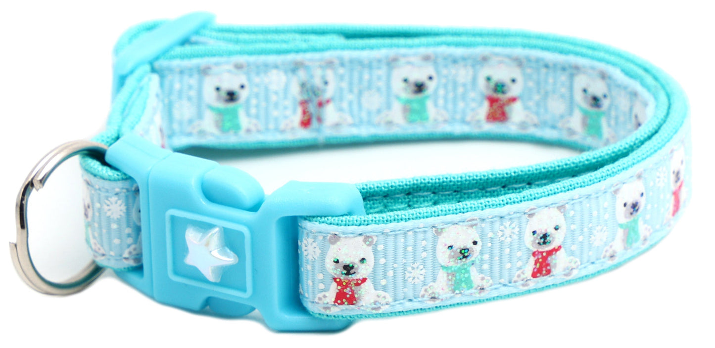 Polar Bears Breakaway Cat Collar-22