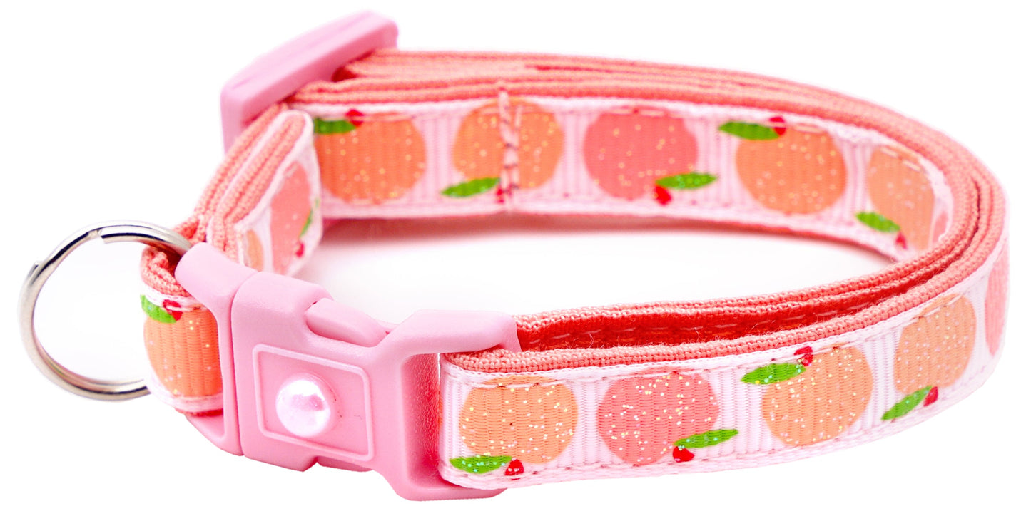 Peach Breakaway Cat Collar-28
