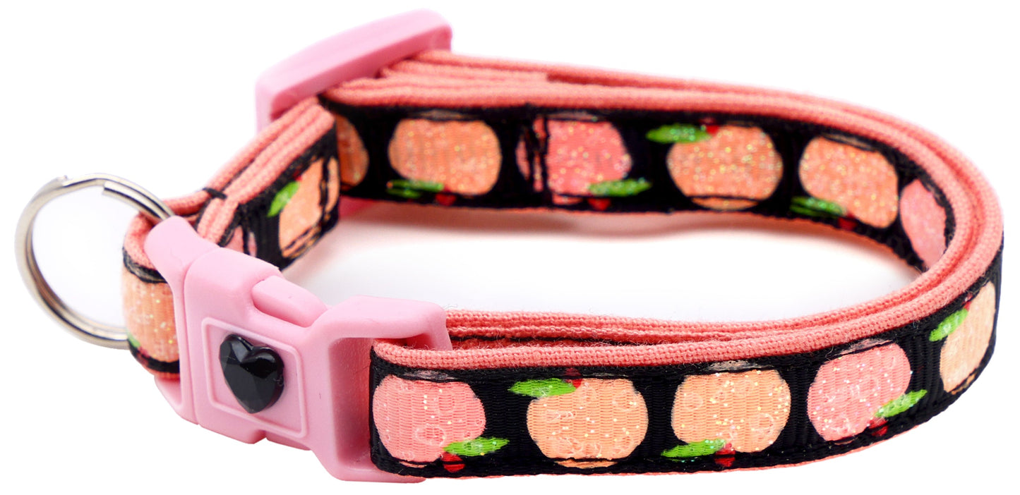 Peach Breakaway Cat Collar-26