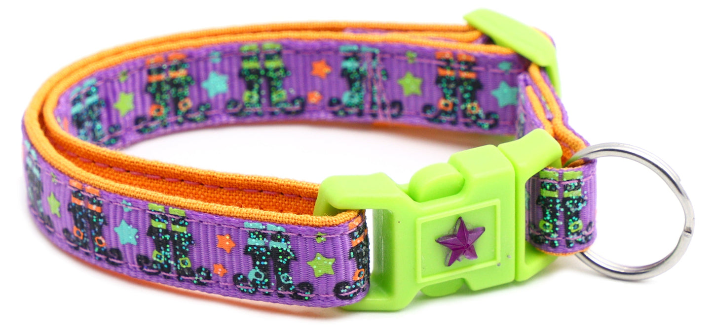 Witchy Boots Breakaway Cat Collar-22