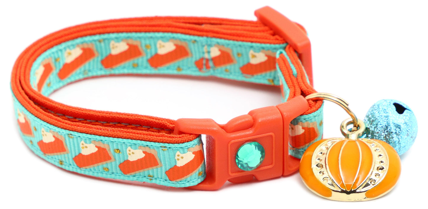 Pumpkin Pie Slices Breakaway Cat Collar-25