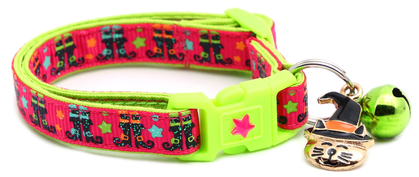 Witchy Boots Breakaway Cat Collar-18