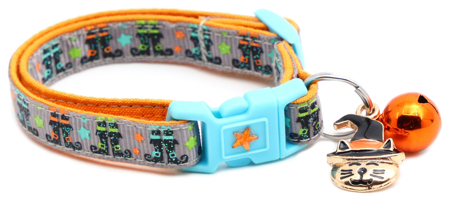 Witchy Boots Breakaway Cat Collar-19
