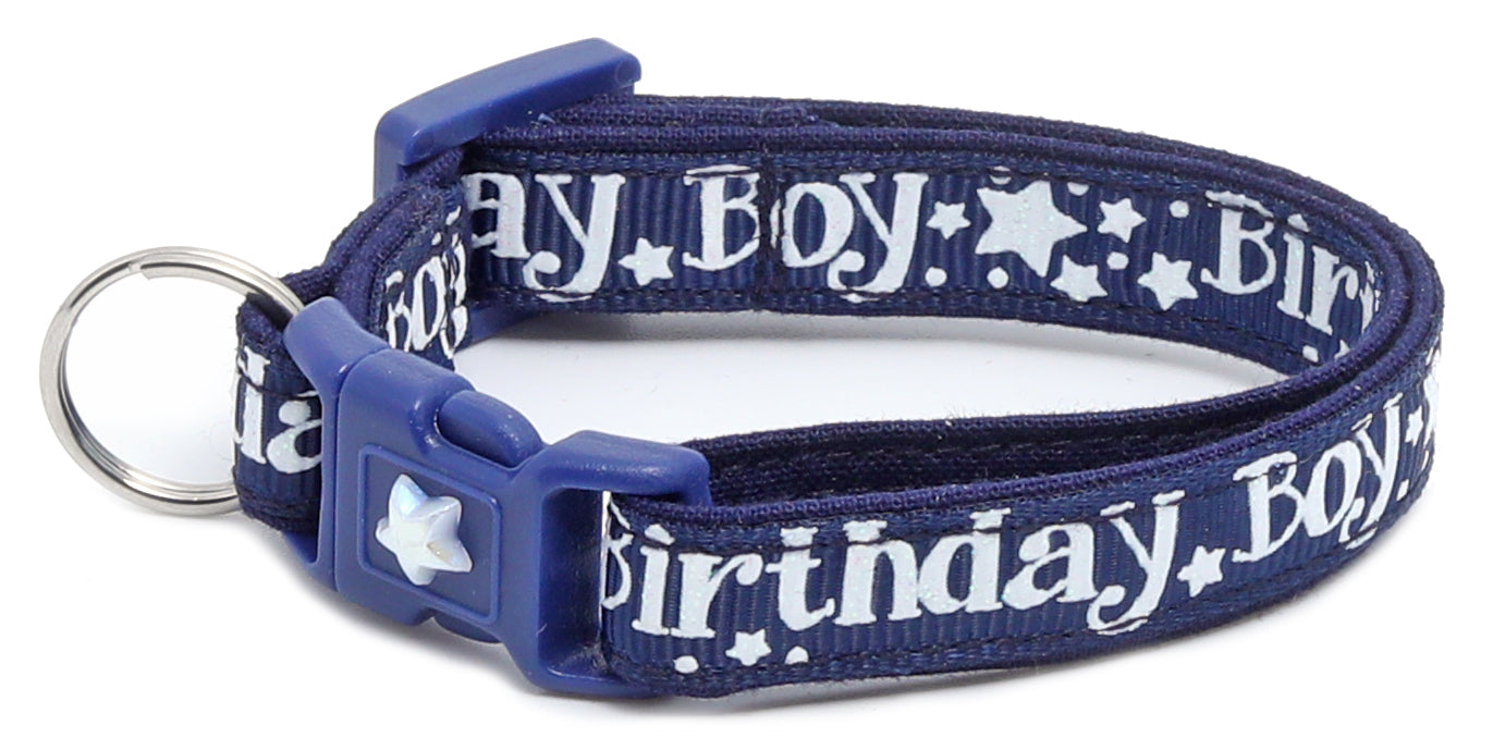 Birthday Boy Breakaway Cat Collar-35