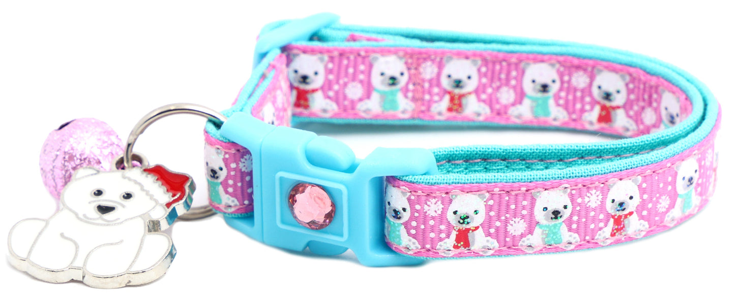Polar Bears Breakaway Cat Collar-19