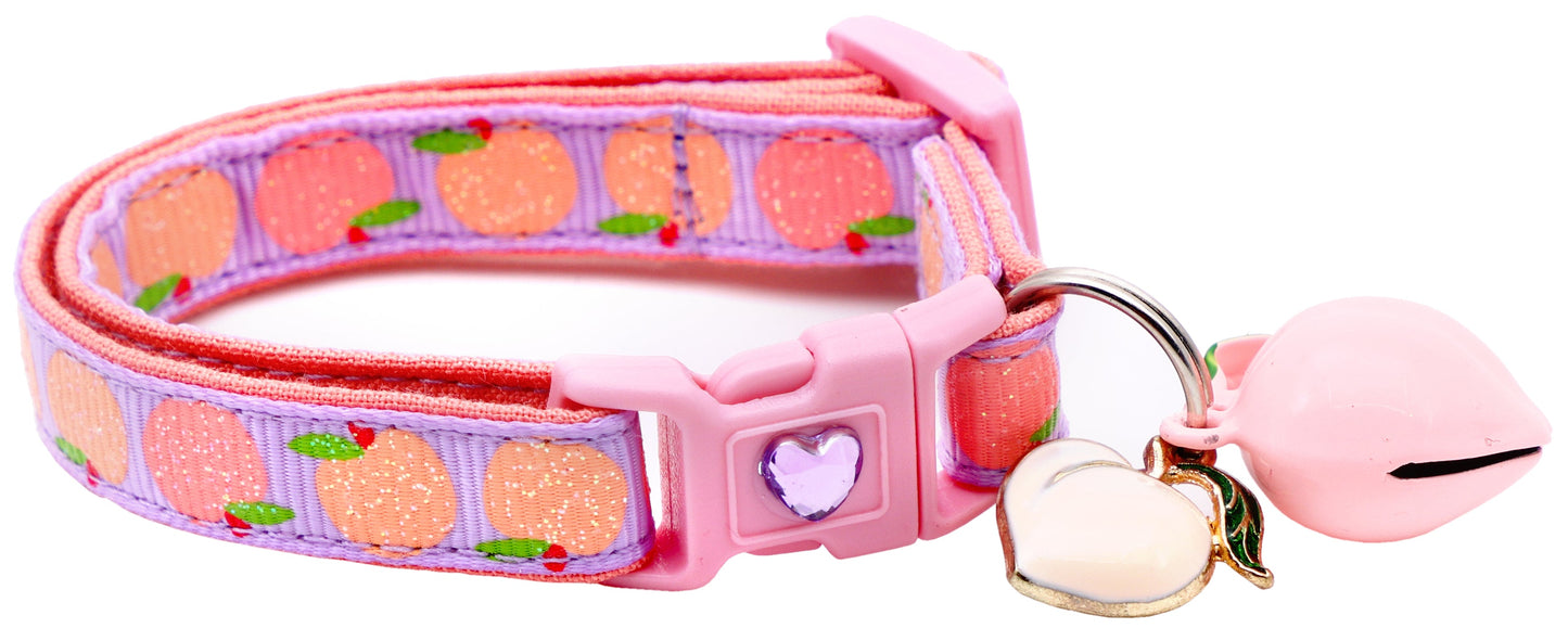 Peach Breakaway Cat Collar-22