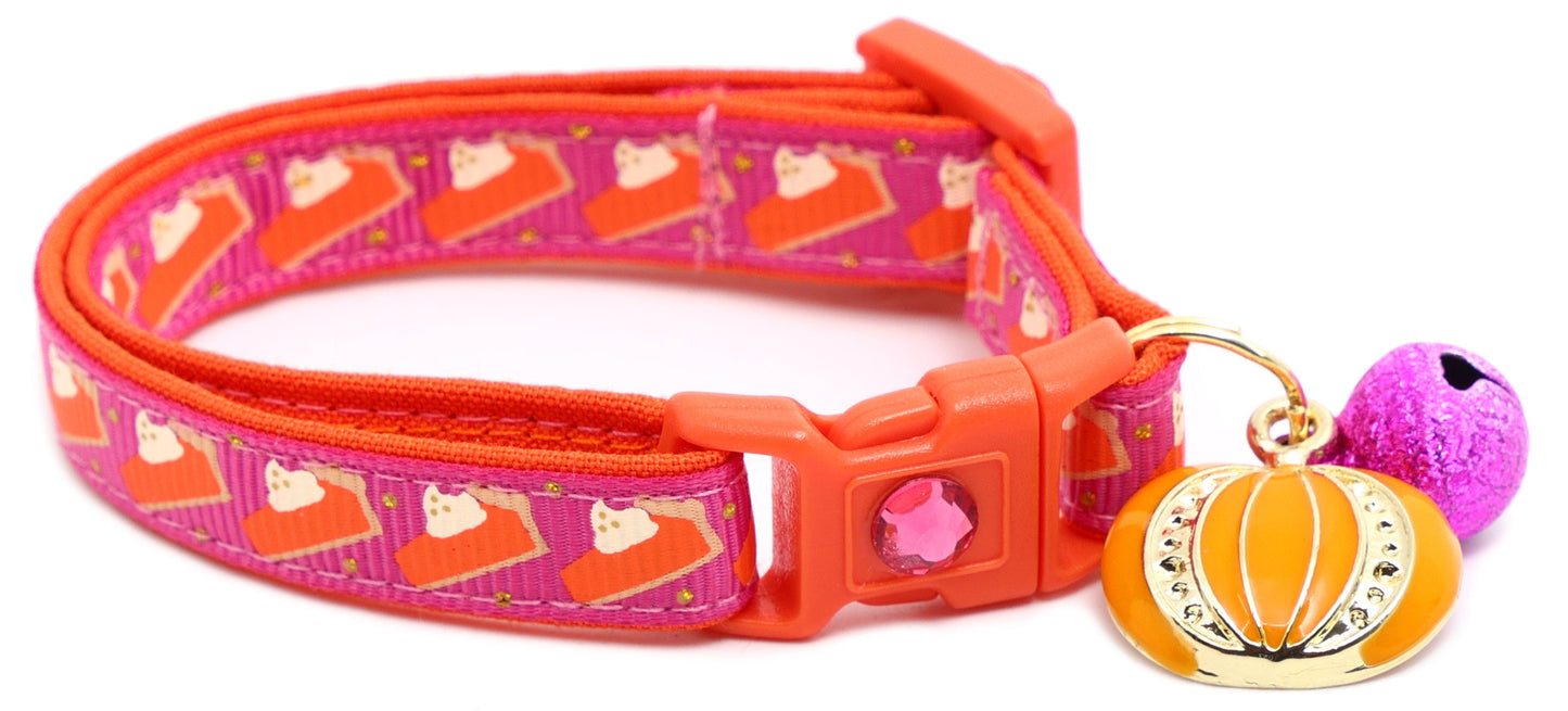 Pumpkin Pie Slices Breakaway Cat Collar-27