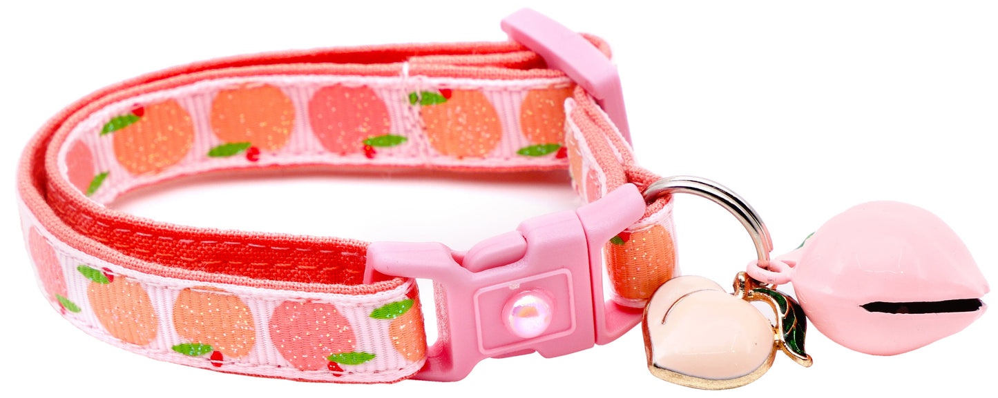 Peach Breakaway Cat Collar-21