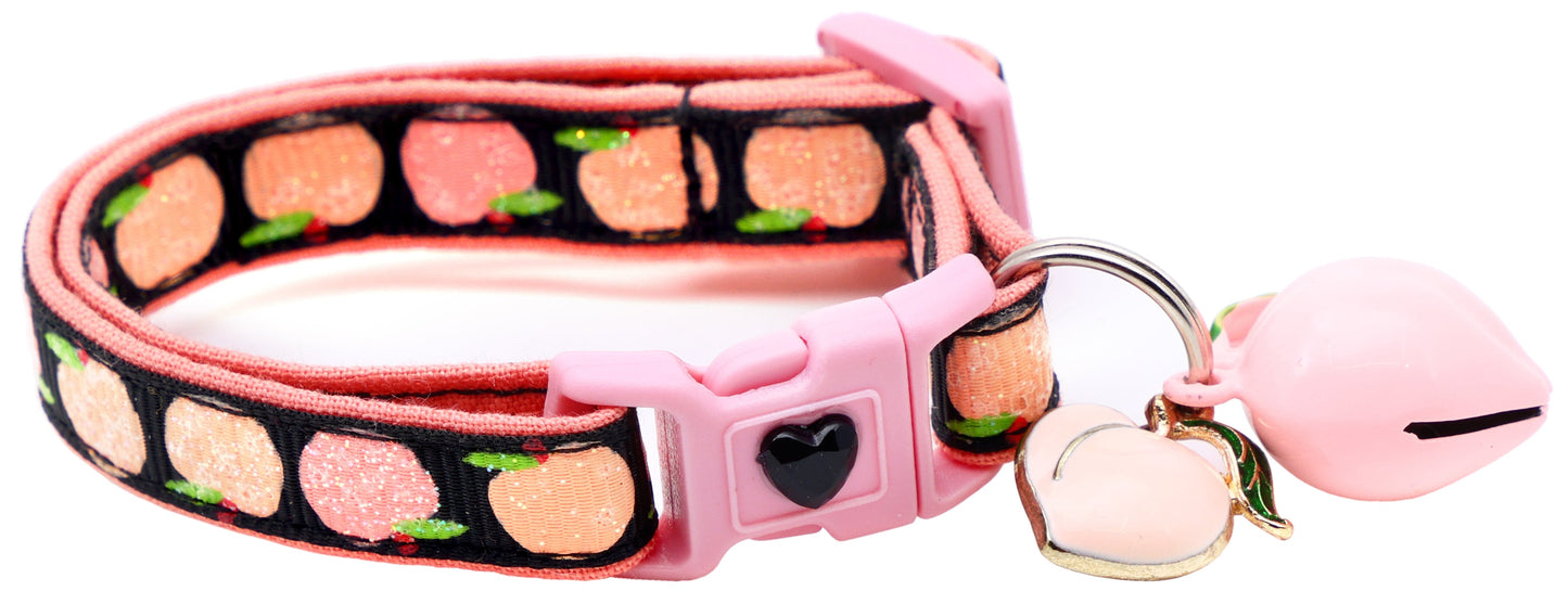 Peach Breakaway Cat Collar-19