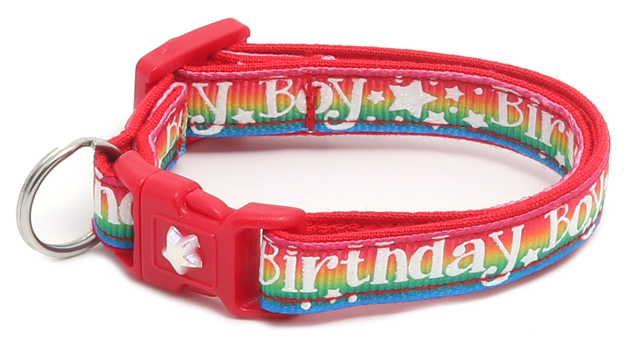 Birthday Boy Breakaway Cat Collar-36