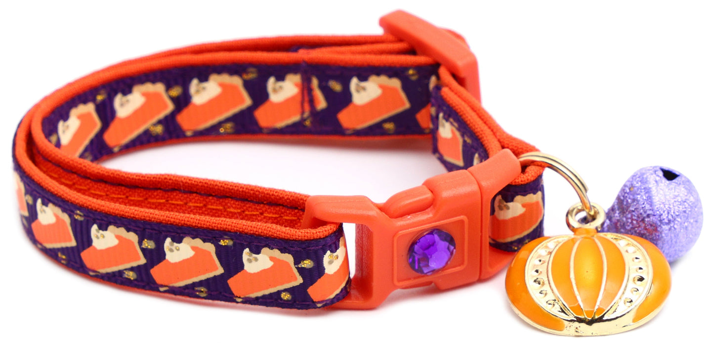 Pumpkin Pie Slices Breakaway Cat Collar-26