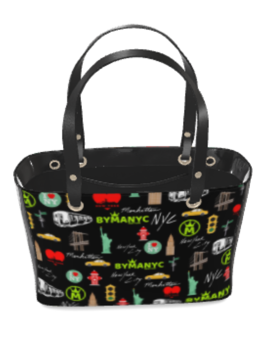 LA VIE EN ROSE Manhattan Handbag BYMANYC ® New York Vegan Elegance-4