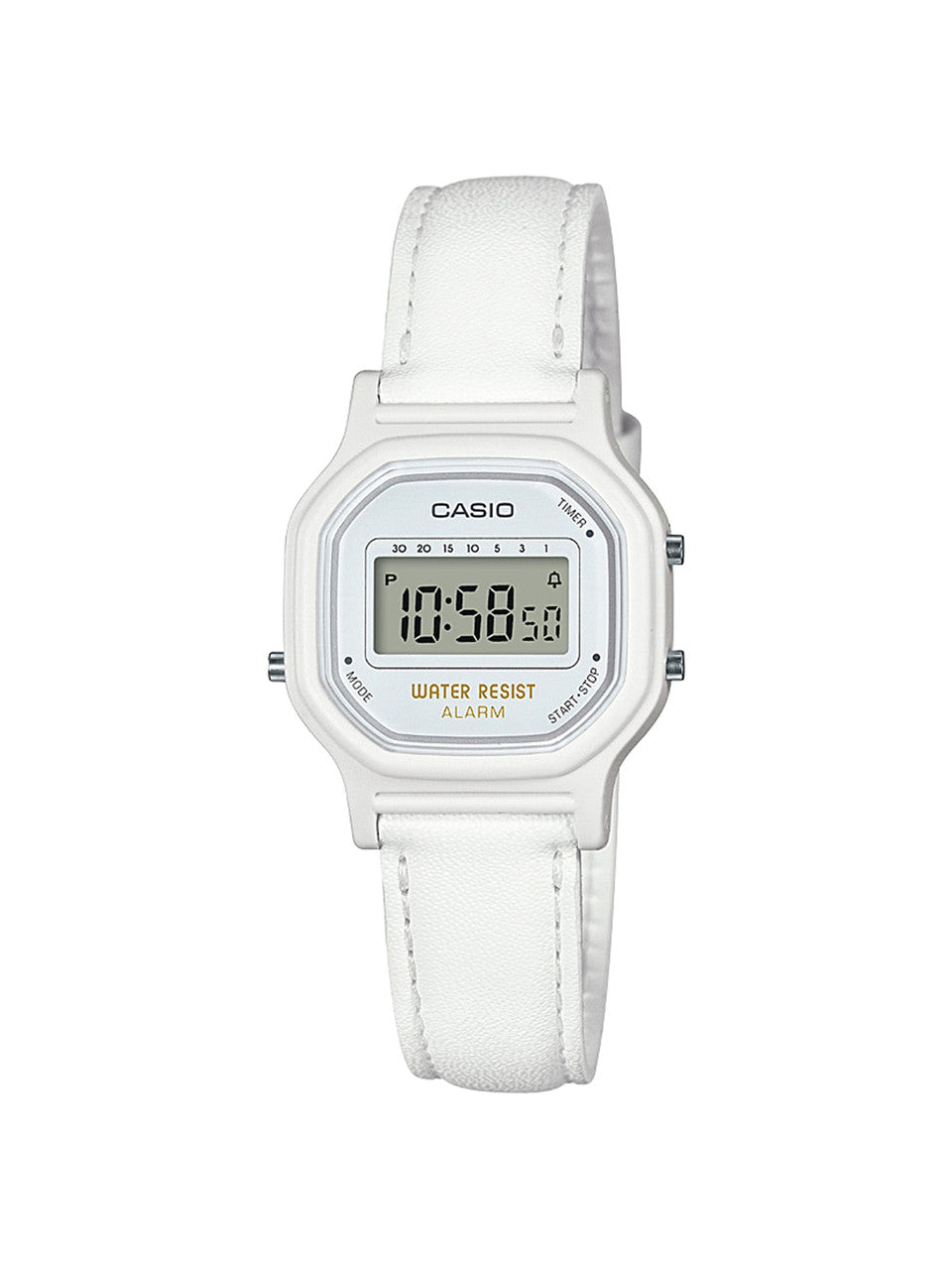 Casio Women's 'Classic' Quartz Resin Casual Watch, Color White (Model: LA-11WL-7ACF)-0