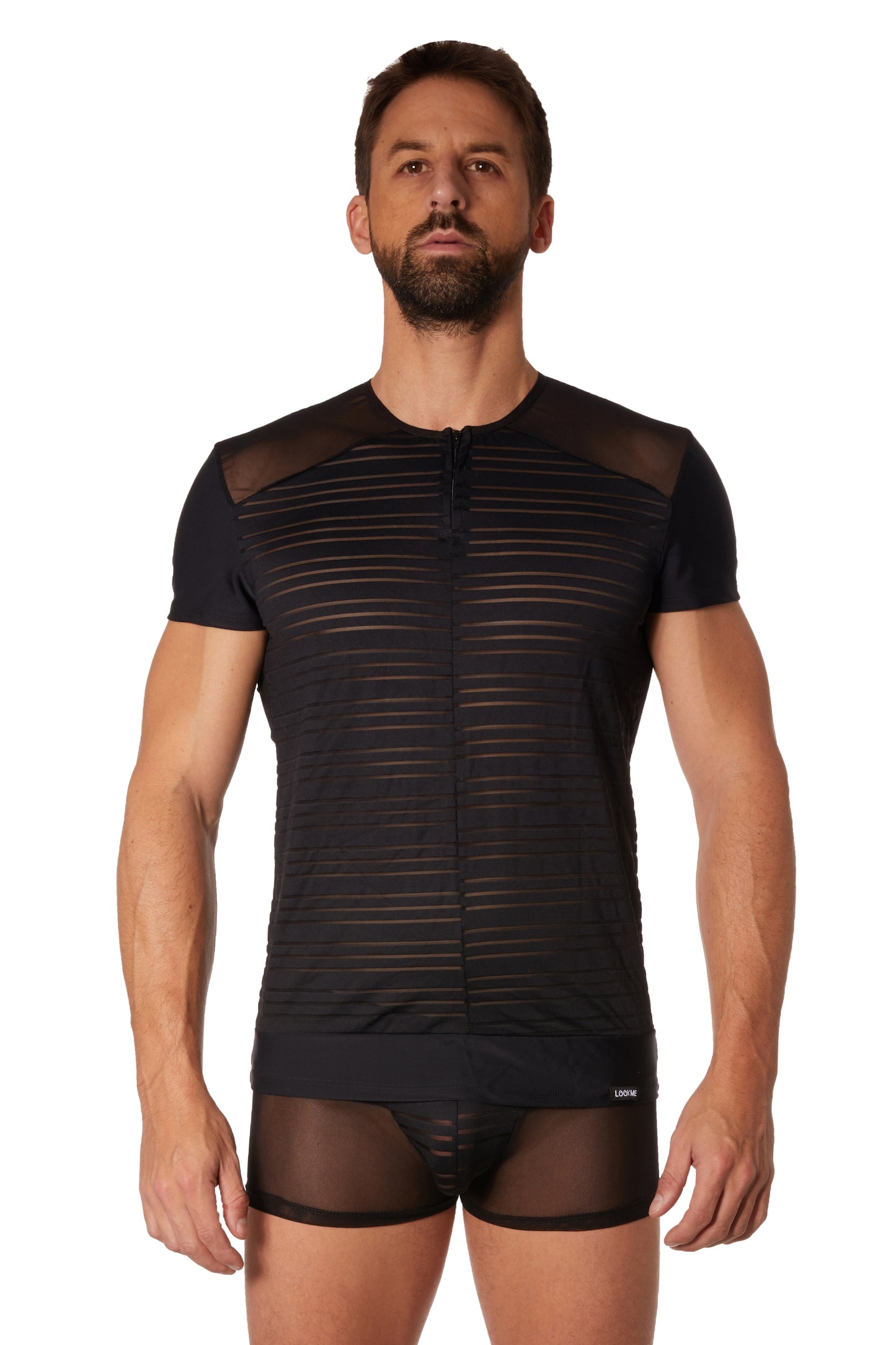 schwarzes Herren T-Shirt 906-81 - XL-2