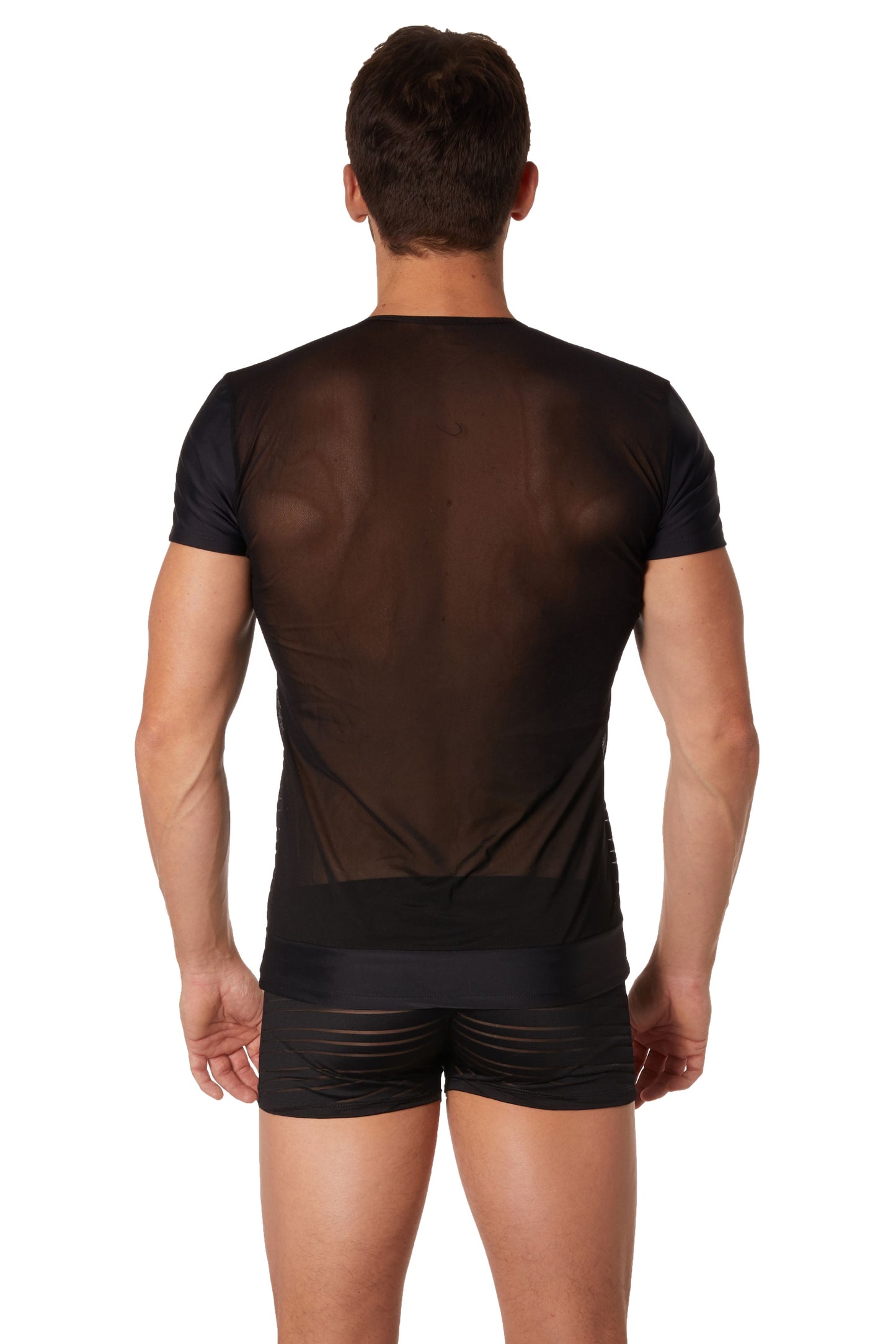 schwarzes Herren T-Shirt 906-81 - XL-3