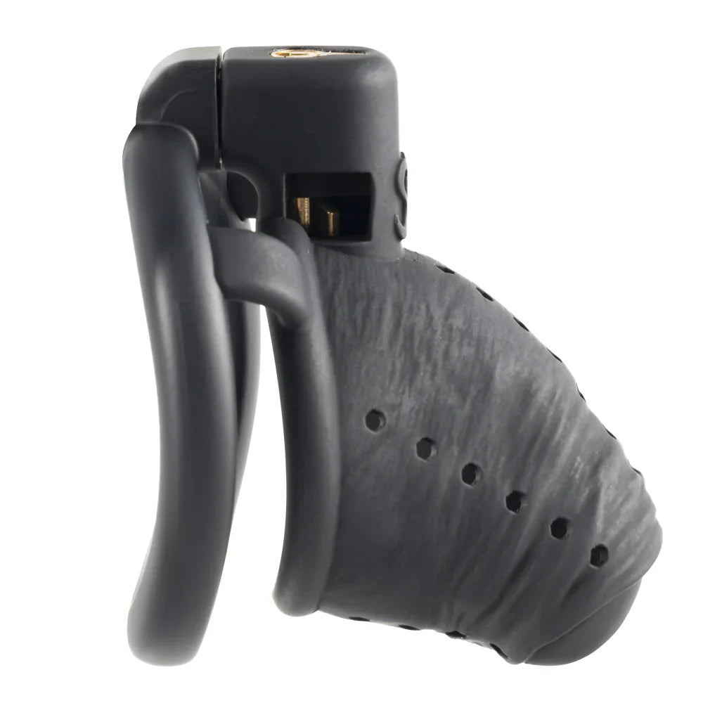 LOCKINK Sevanda Black Wiener 3D Printed Chastity Cage-2