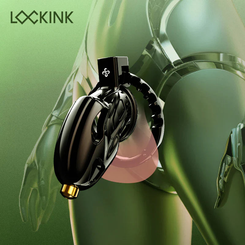 LOCKINK Sevanda Outlaw Urethral Sounding Male Chastity Cage-1