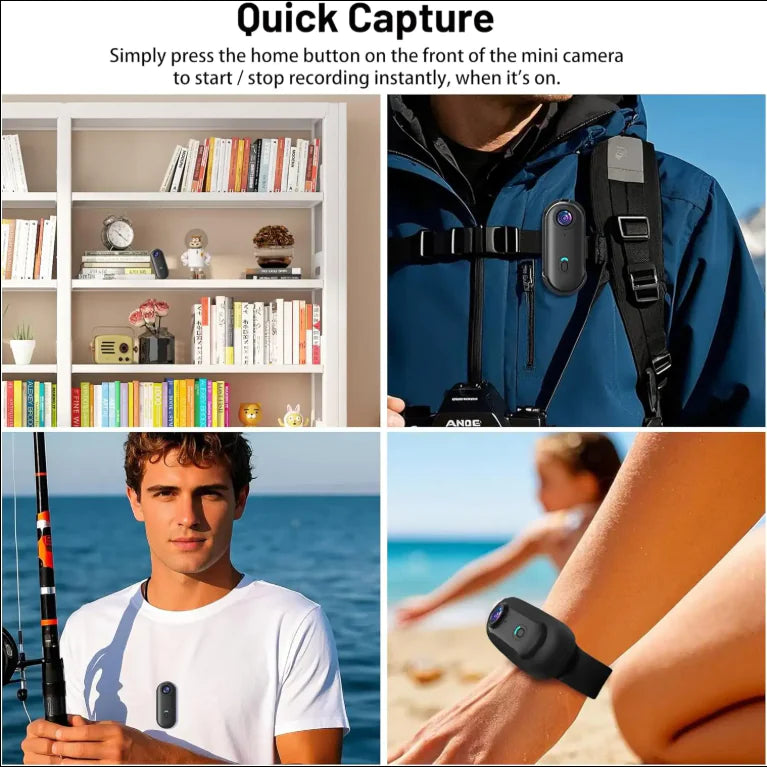 128GB Mini FHD Body POV Camera