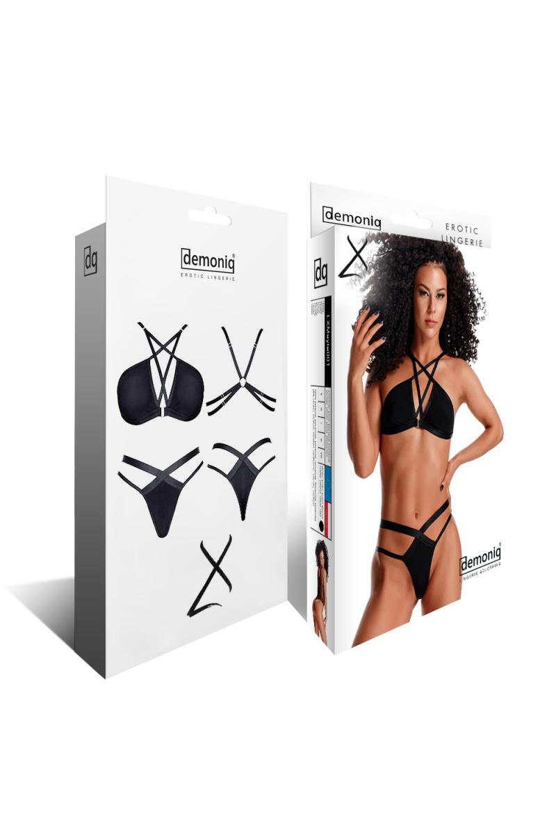 schwarzes Set LXCasilda001 - XXL-7