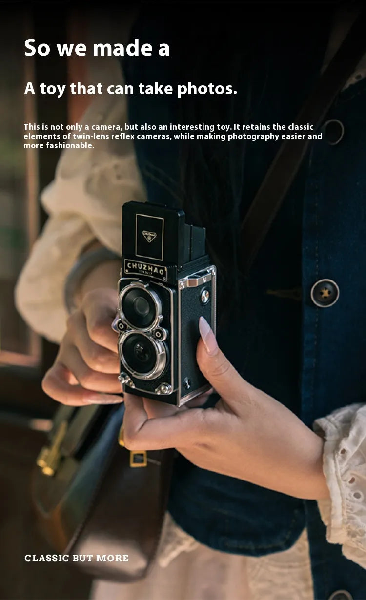 Dual-Reverse Retro Mini Digital Camera