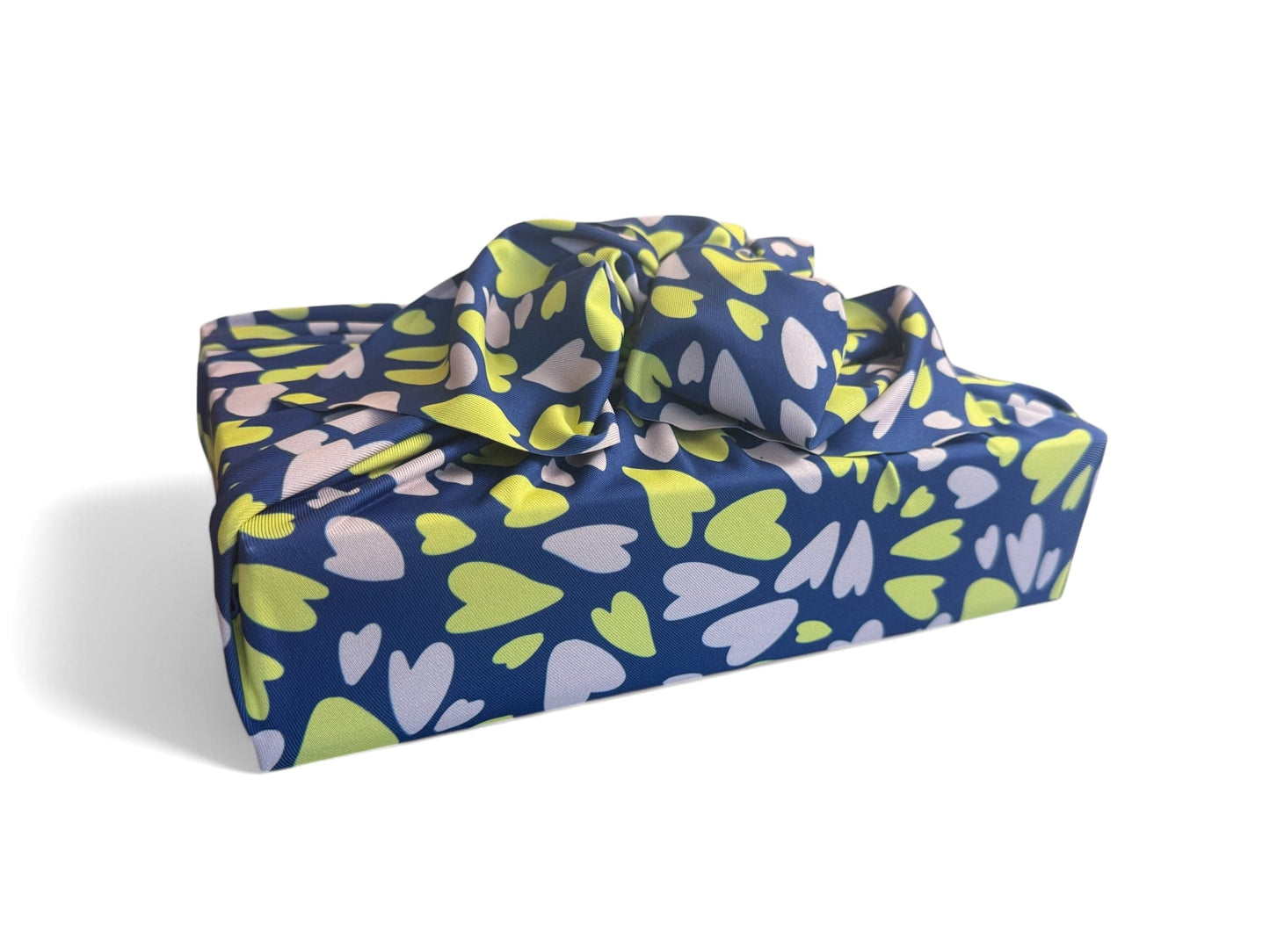 Large Reusable Cloth Furoshiki Gift Wrap | Bright Hearts-2