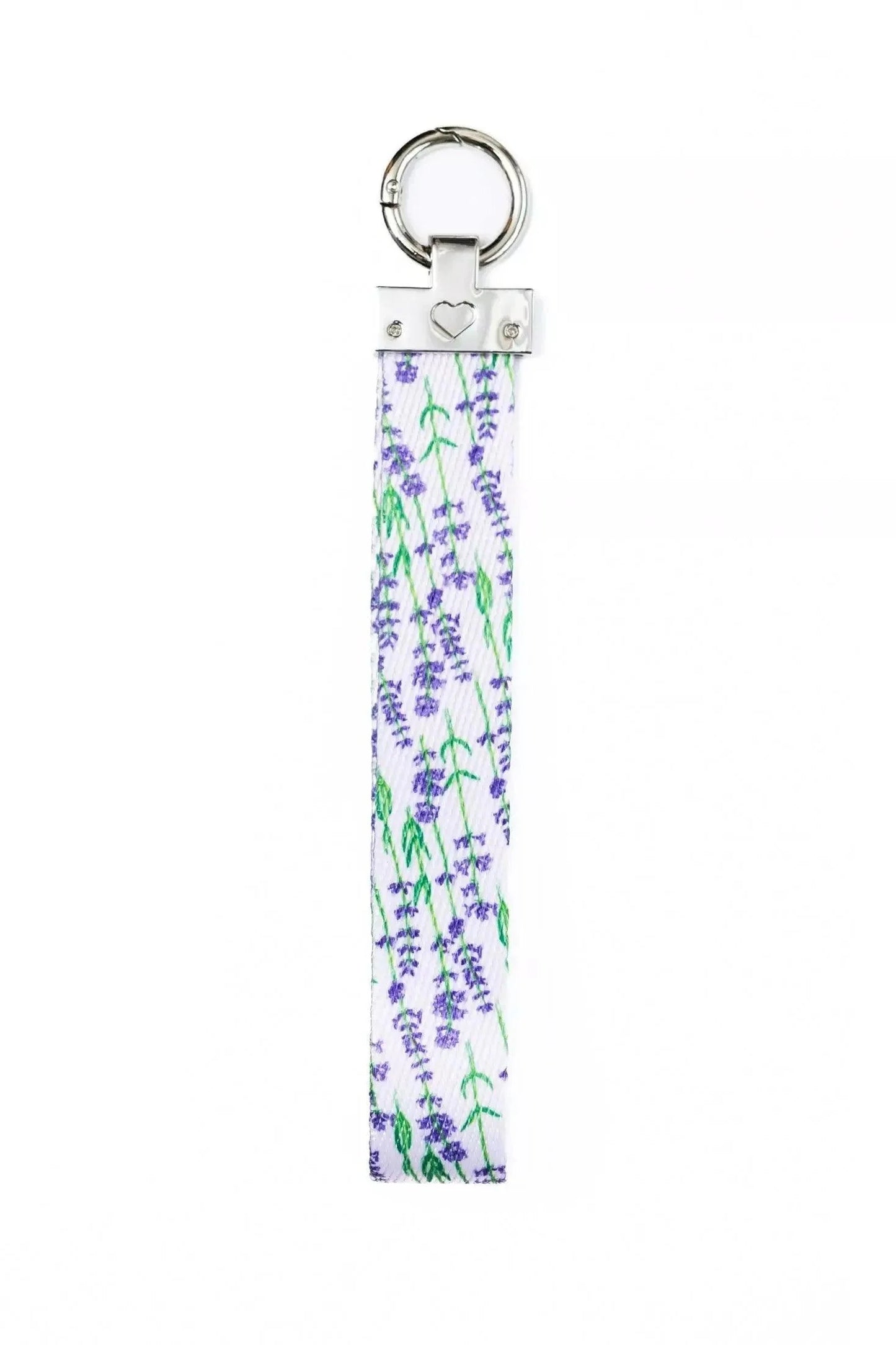Lavender Blooms Wristlet Keychain-1