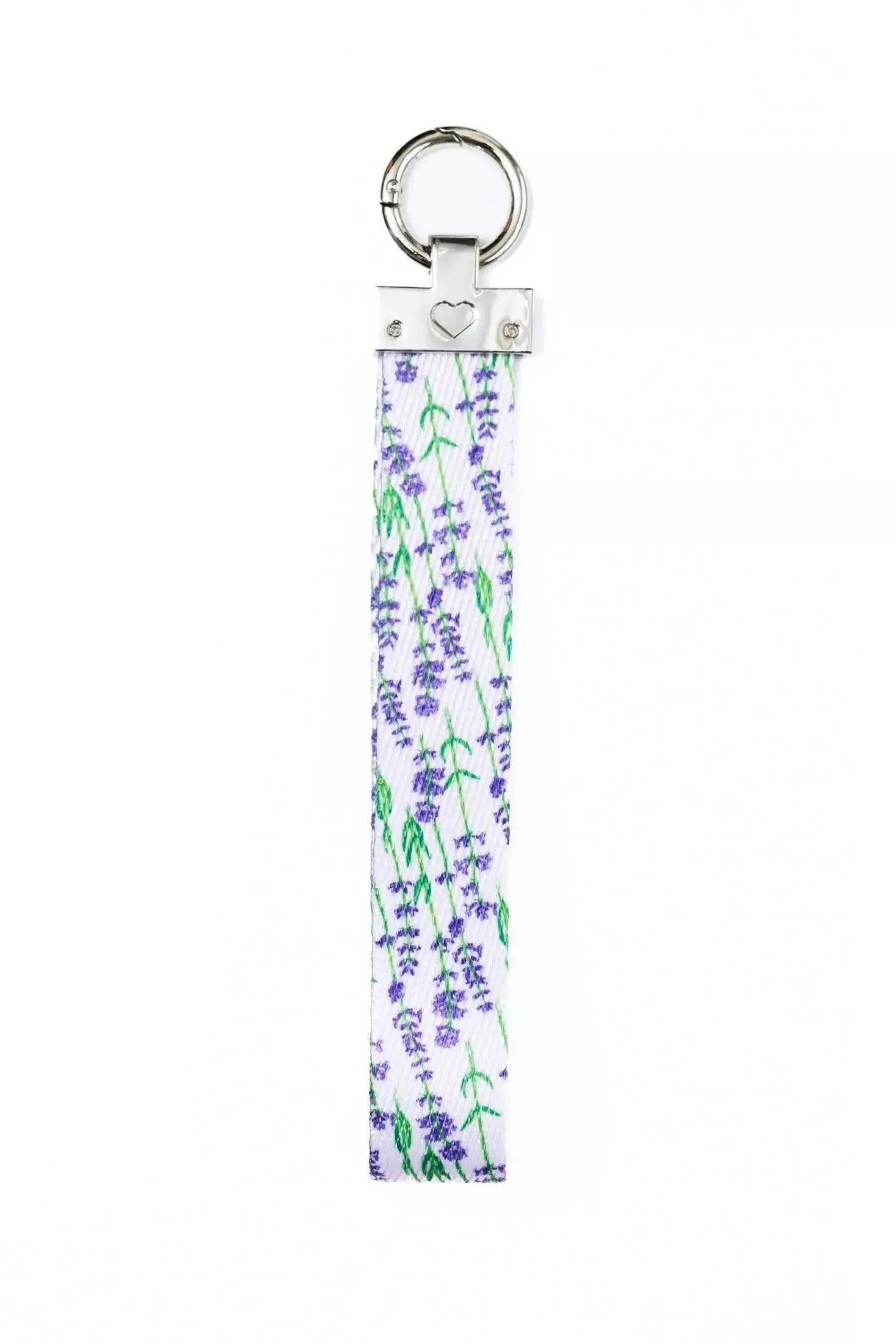 Lavender Blooms Wristlet Keychain-1