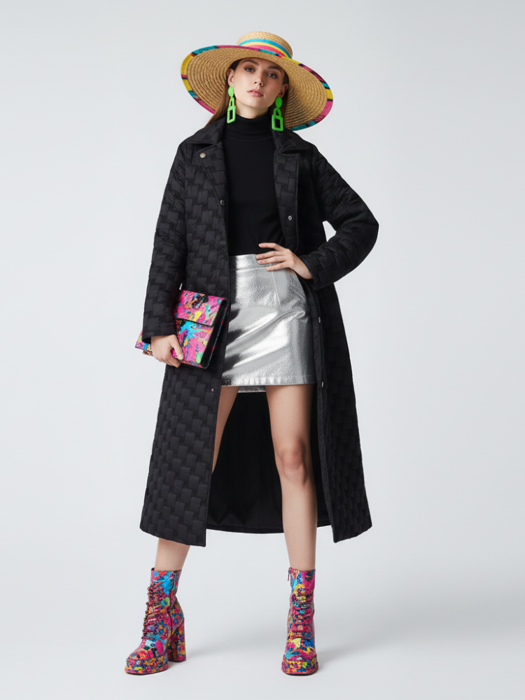 Long Quilted Puffer Coat FIFTH AVENUE BYMANYC ® New York-1