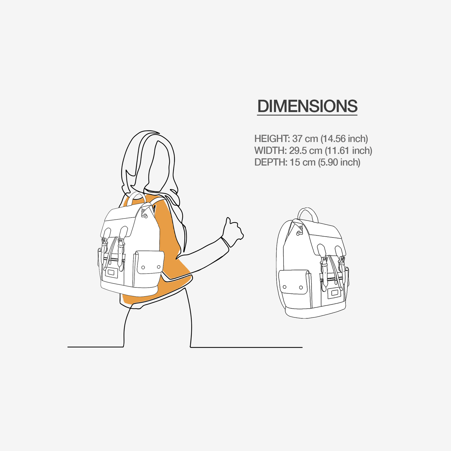 COUTURE Eco Backpack – Pink & White Edition | BYMANYC ® New York-4