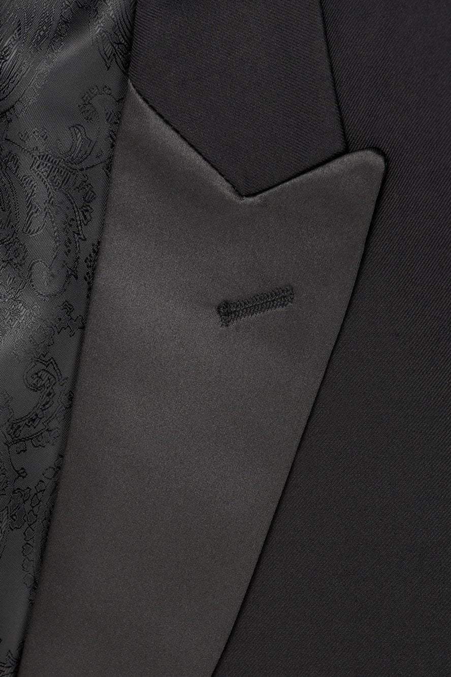 "Vermont" Black Tuxedo Jacket-1