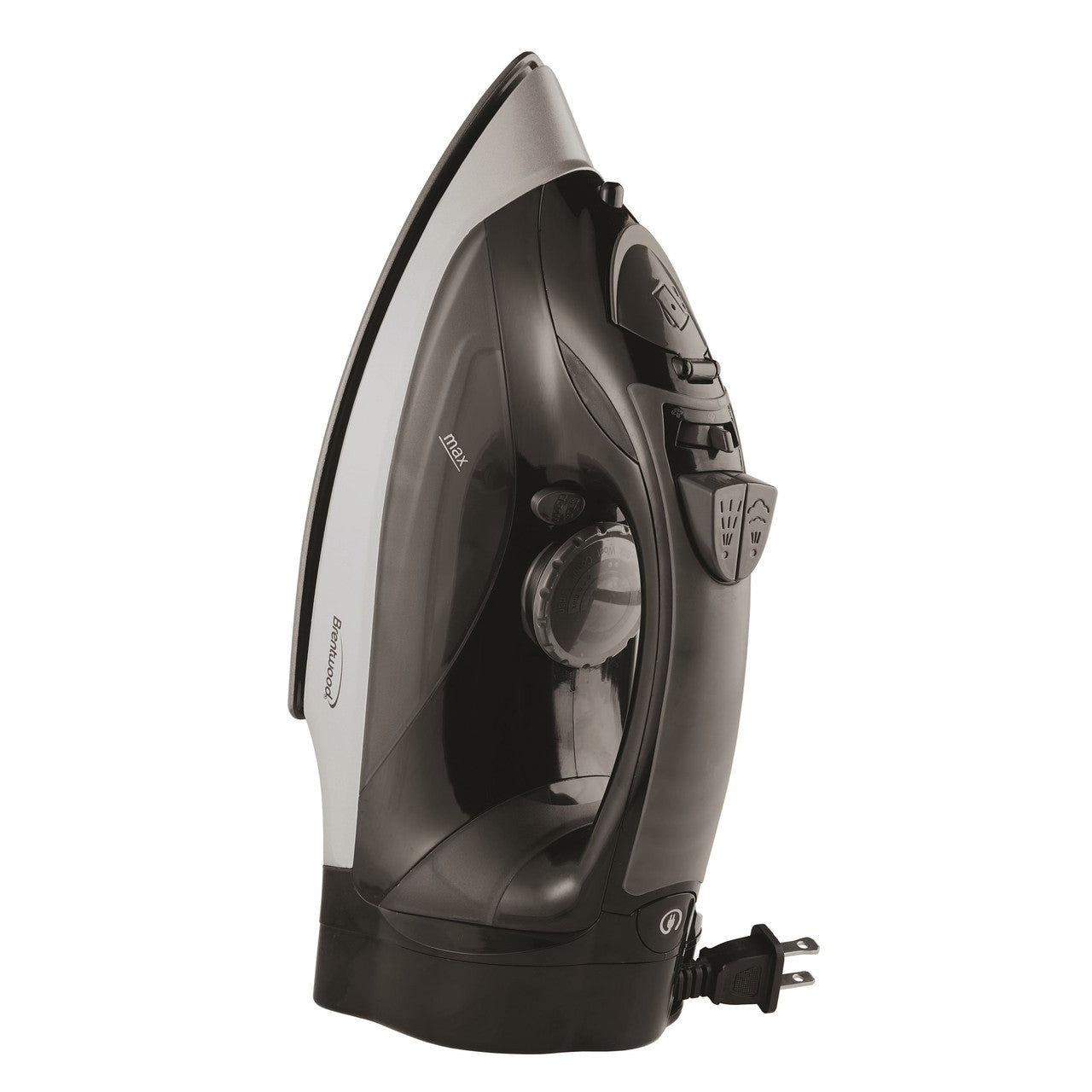 Brentwood Steam Iron With Retractable Cord - Black-0