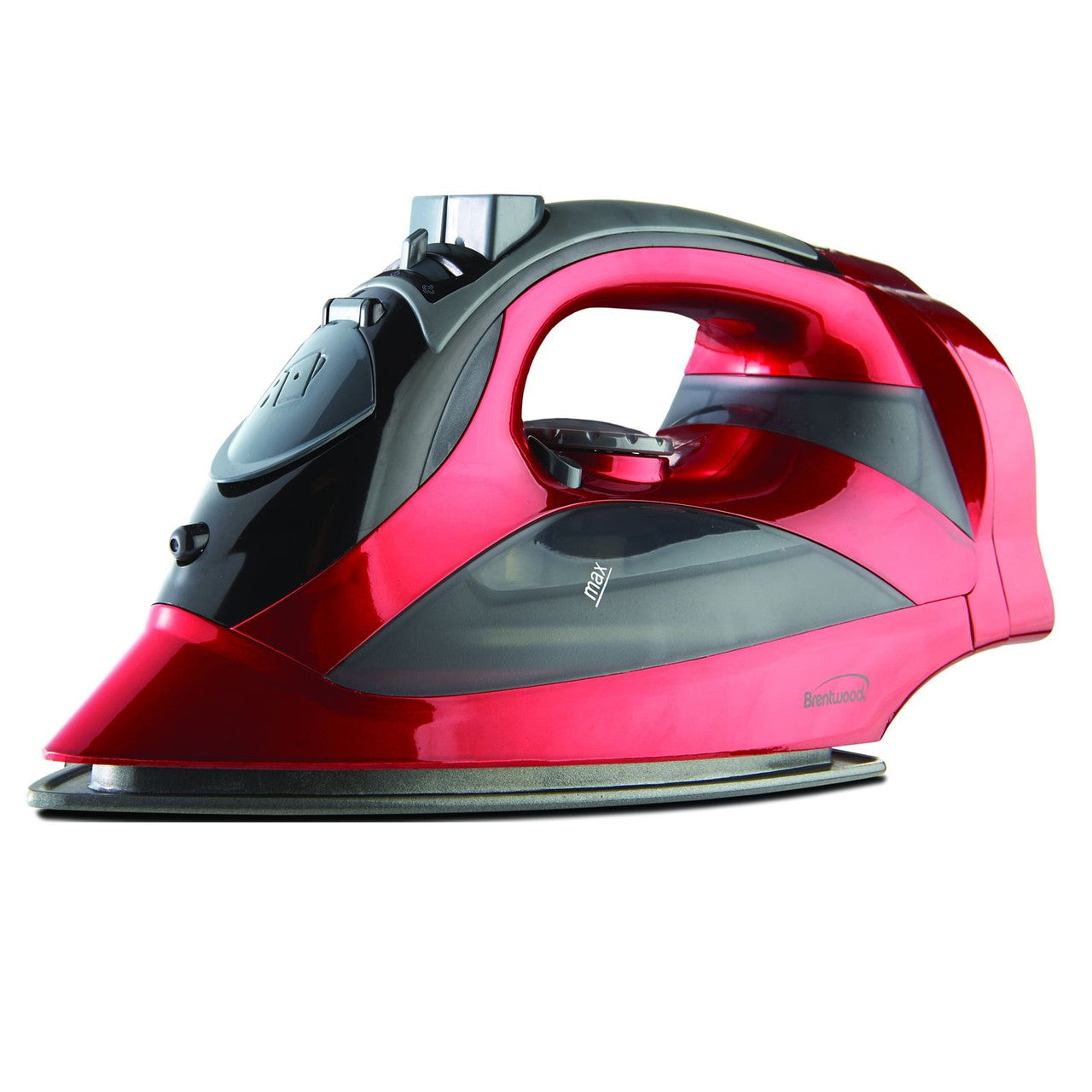 Brentwood Steam Iron With Retractable Cord - Red-0