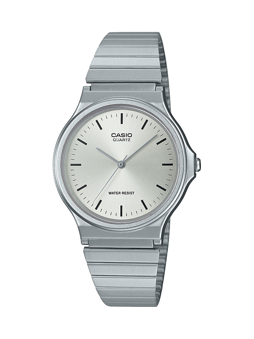 Casio Analog Watch w/ Stainless Steel Band-0