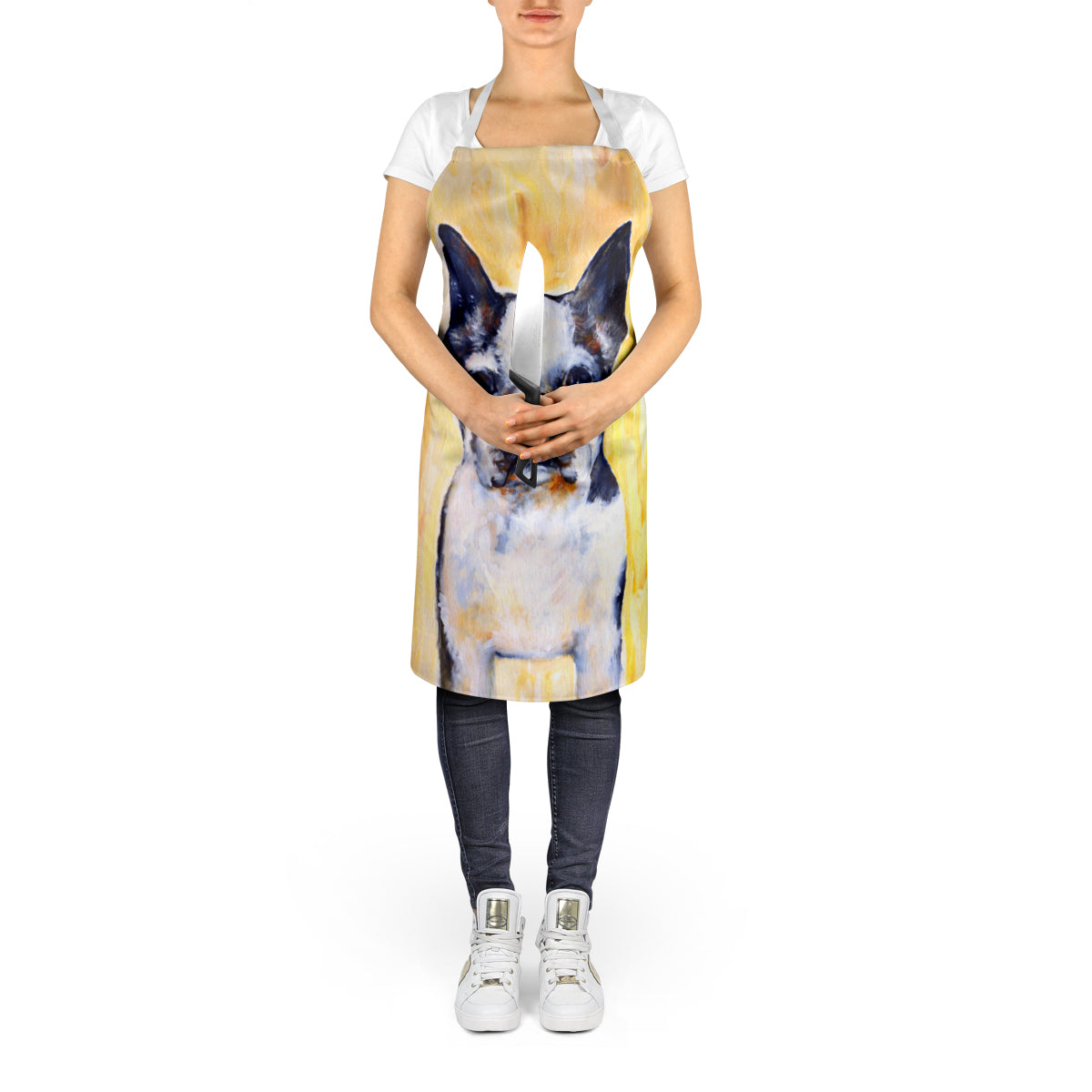 Boston Terrier Walker Two Apron-4