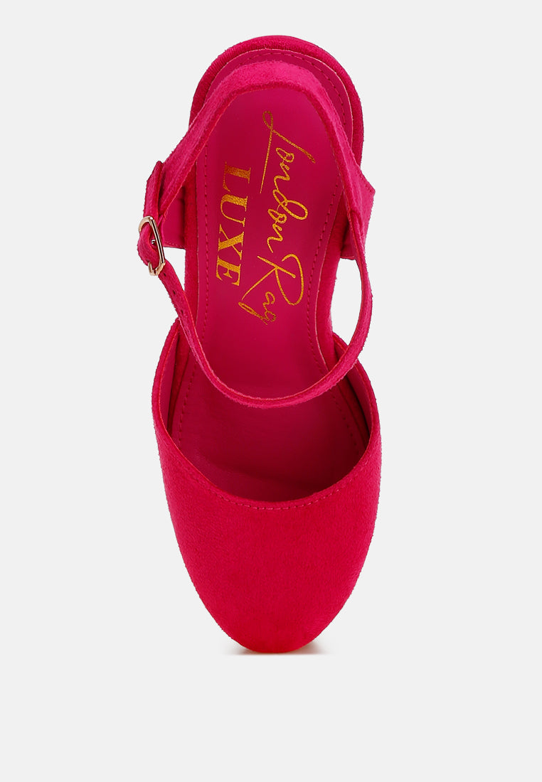 Manifest Dual Tone Wedge Sandals-4
