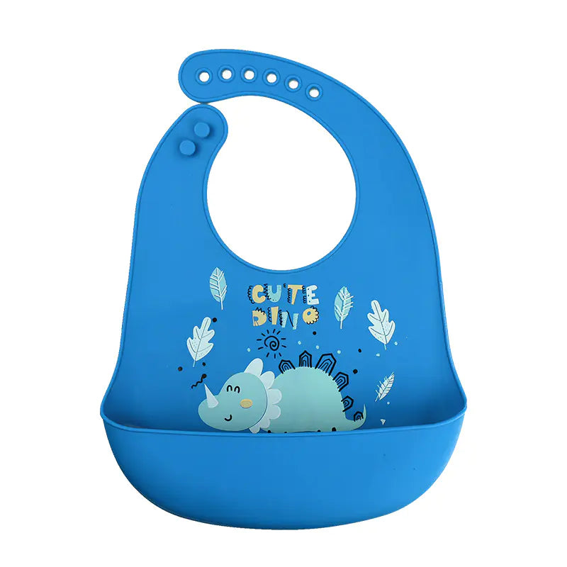 3D Baby Waterproof Silicone Bib for Feeding Kids