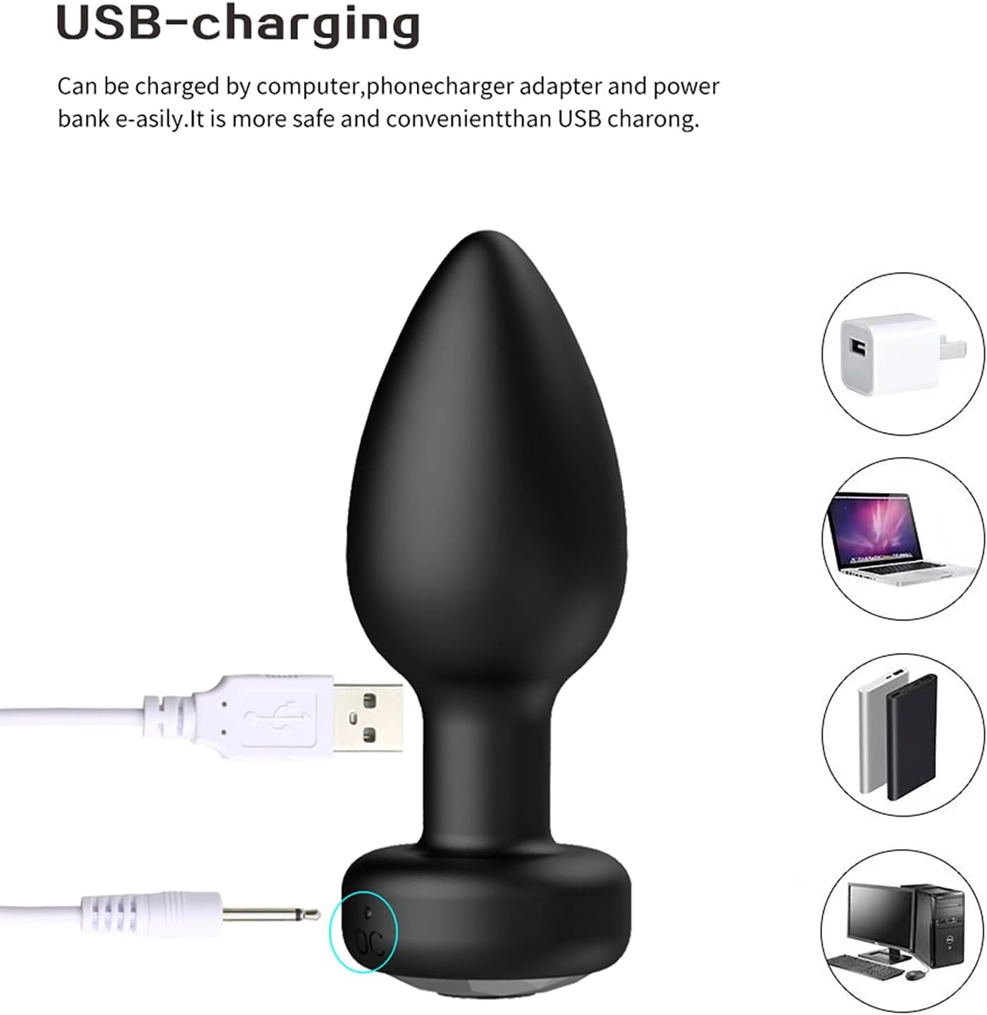MidnightWhisper Remote Prostate Anal Plug-3
