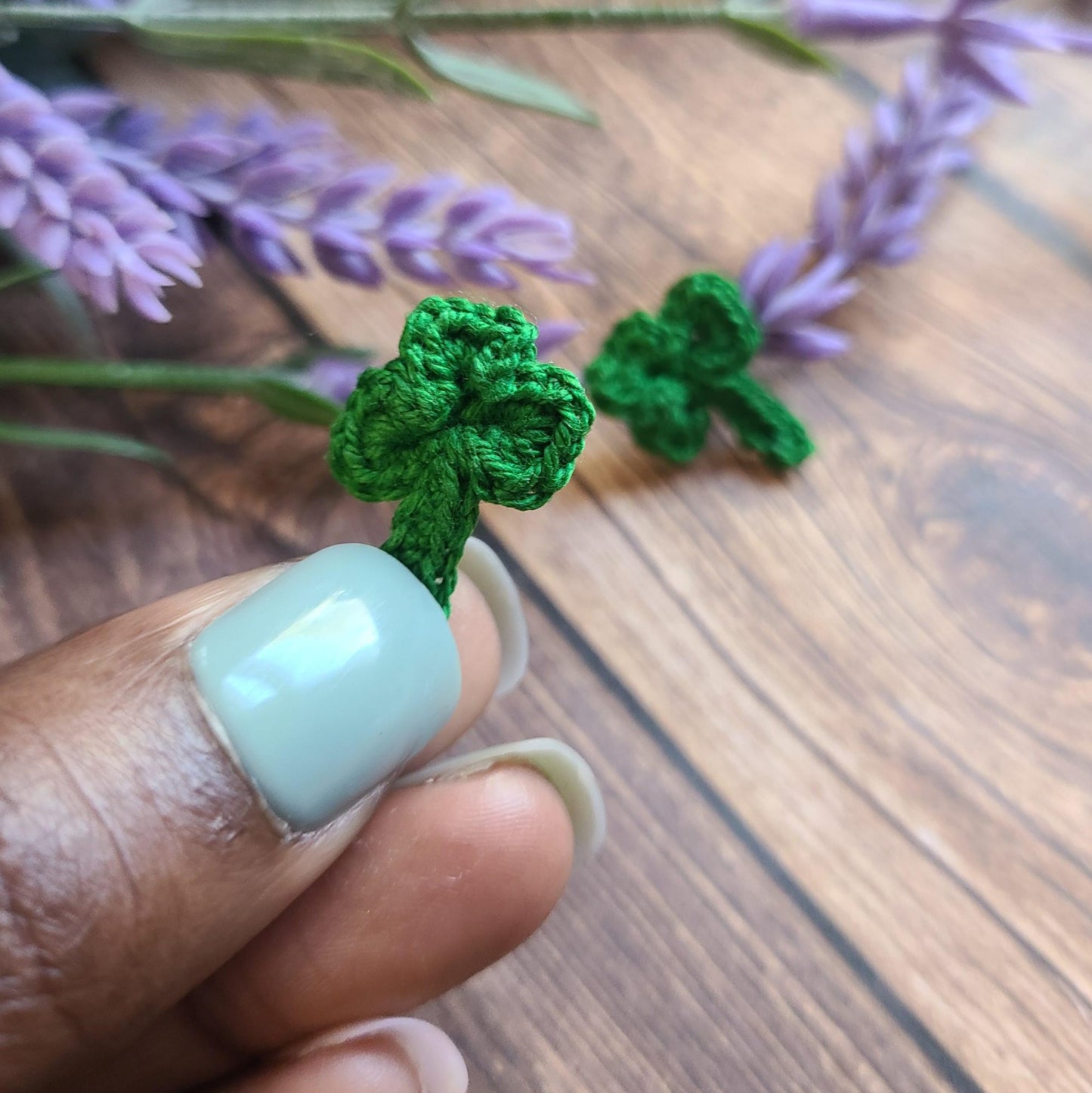 Shamrock Stud Earrings-2