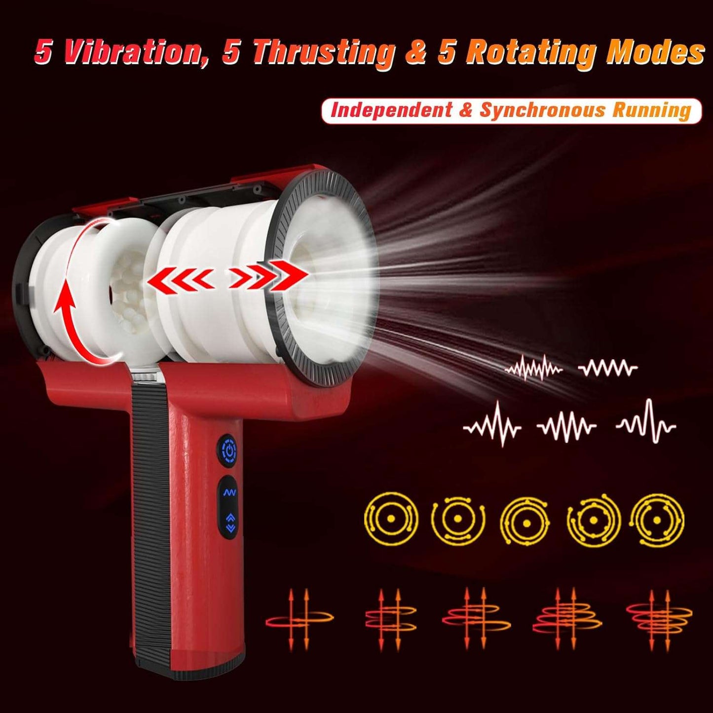 MonarchEdge Automatic Thrusting Rotating Masturbator-1