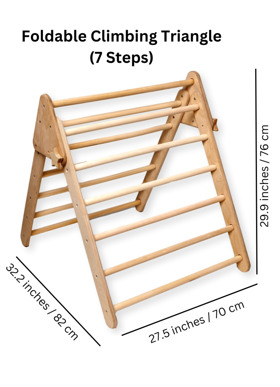 Montessori Indoor Playground | Pikler Triangle & Climbing Arch & 2in1 Ramp & Pillow-3